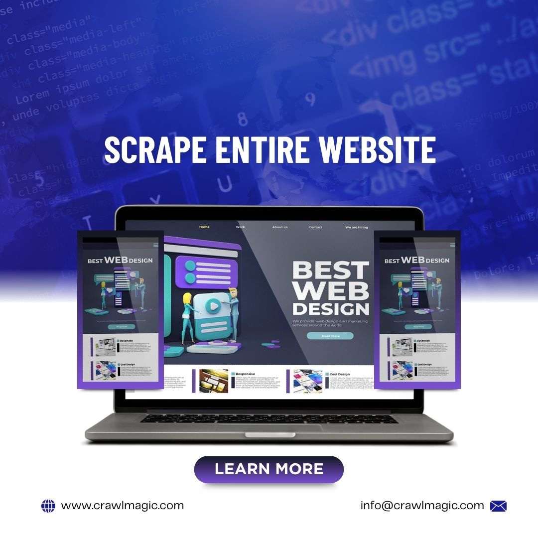What is “Scrape Entire Website”?