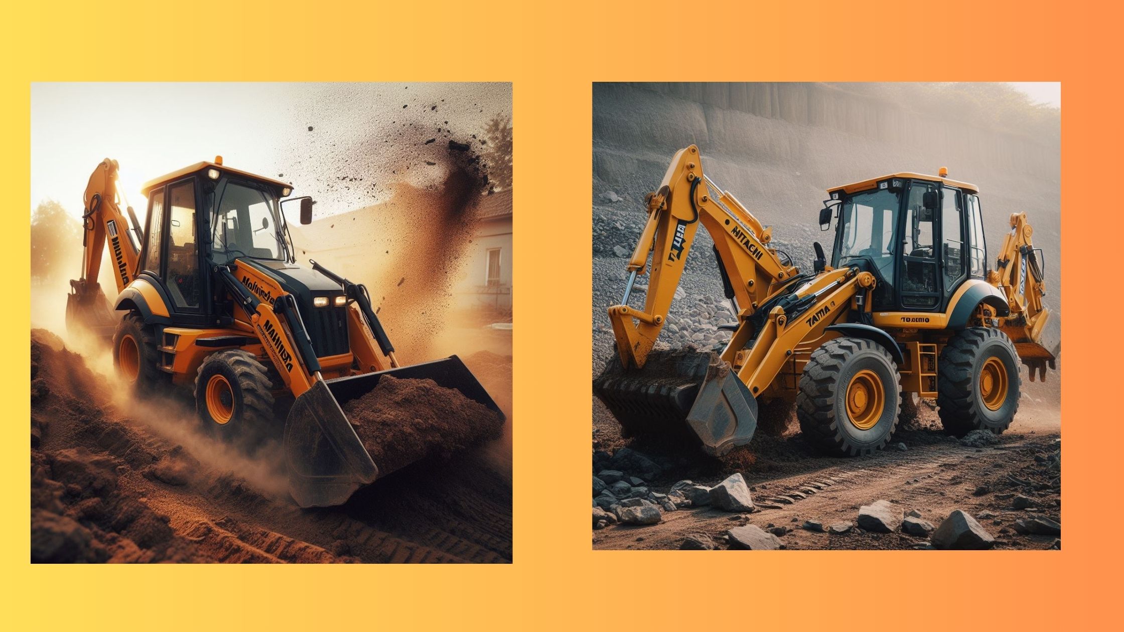Tata Hitachi vs. Mahindra Backhoe Loaders: Unveiling Specifications and Features
