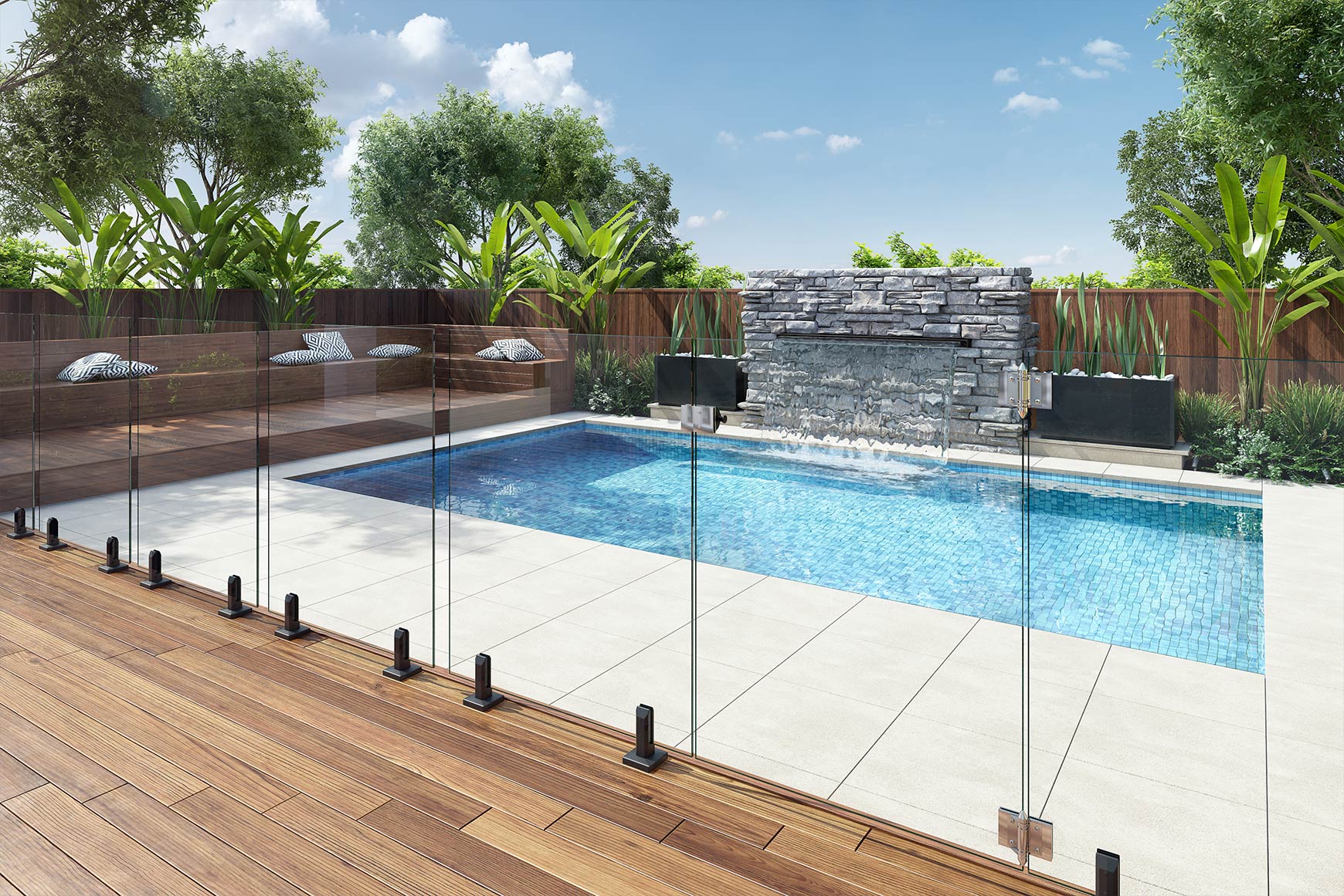 Enhancing Poolside Elegance: Exploring Glass Pool Railing and Postless Balustrades